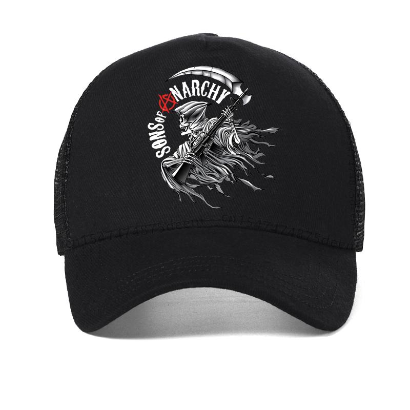 SAMCRO Baseball Cap SOA Sons of Anarchy Skull Casual Snapback Hat Fashion skull High Quality Racing Motorcycle Sport hat
