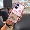 Handytasche Komplettschutz Handyhülle Für Blackview A200 Pro Rückseite Paar Cartoon Wasserdicht Stoßfest Staubdicht TPU