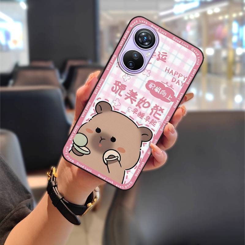 Handytasche Komplettschutz Handyhülle Für Blackview A200 Pro Rückseite Paar Cartoon Wasserdicht Stoßfest Staubdicht TPU