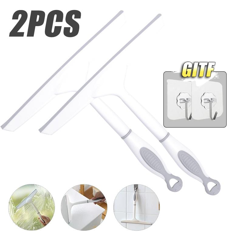 3pcs Silicone Wipers Streak-free Car Window Wiper Bathroom Mirror Tile Water Damage Cleaning Tool Bathroom Accessories