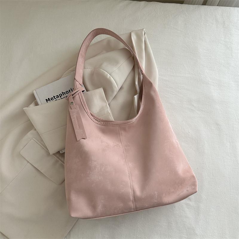 Trendy 2024 Spring Summer Fashionable Women s Handbag Korean Style Ins Shoulder Bag розовый