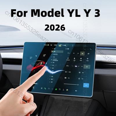 Touch Screen Protector for Tesla Model YL Y 3 2026 16 Inch Center Control Tempered Glass Film Navigation Interior Accessories