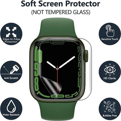 5 PIÈCES Film Hydrogel pour Apple Watch 9 5 6 10 3 2 1 40MM 44MM 42MM 46MM Protecteur d'Écran pour Apple Watch Ultra 49MM 7 8 41MM 45MM