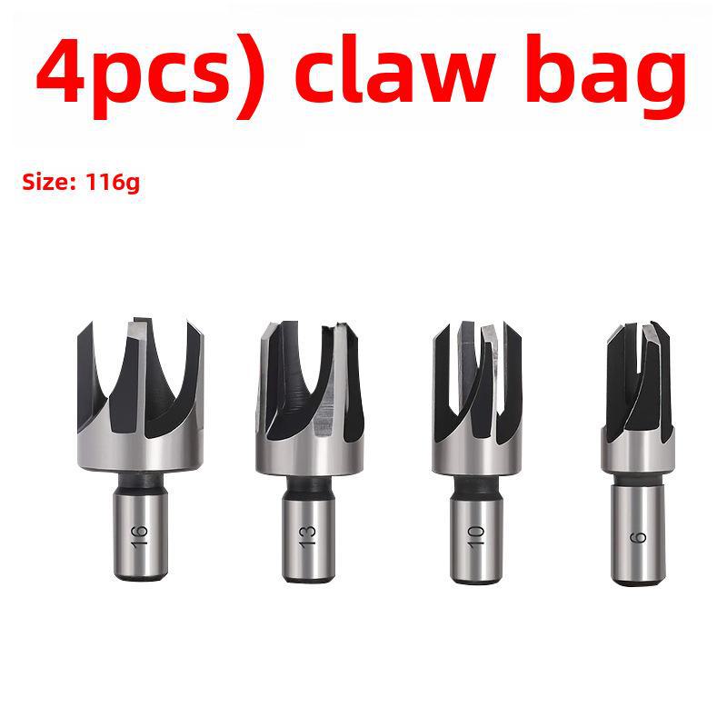 8pcs High Hardness Cork Drill Bit Set for Woodworking Hand Drills