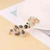Fortune Rhinestone Snake Keychain Exquisite Women's Bag Pendant Cute Snake Lucky Pendant  Couple