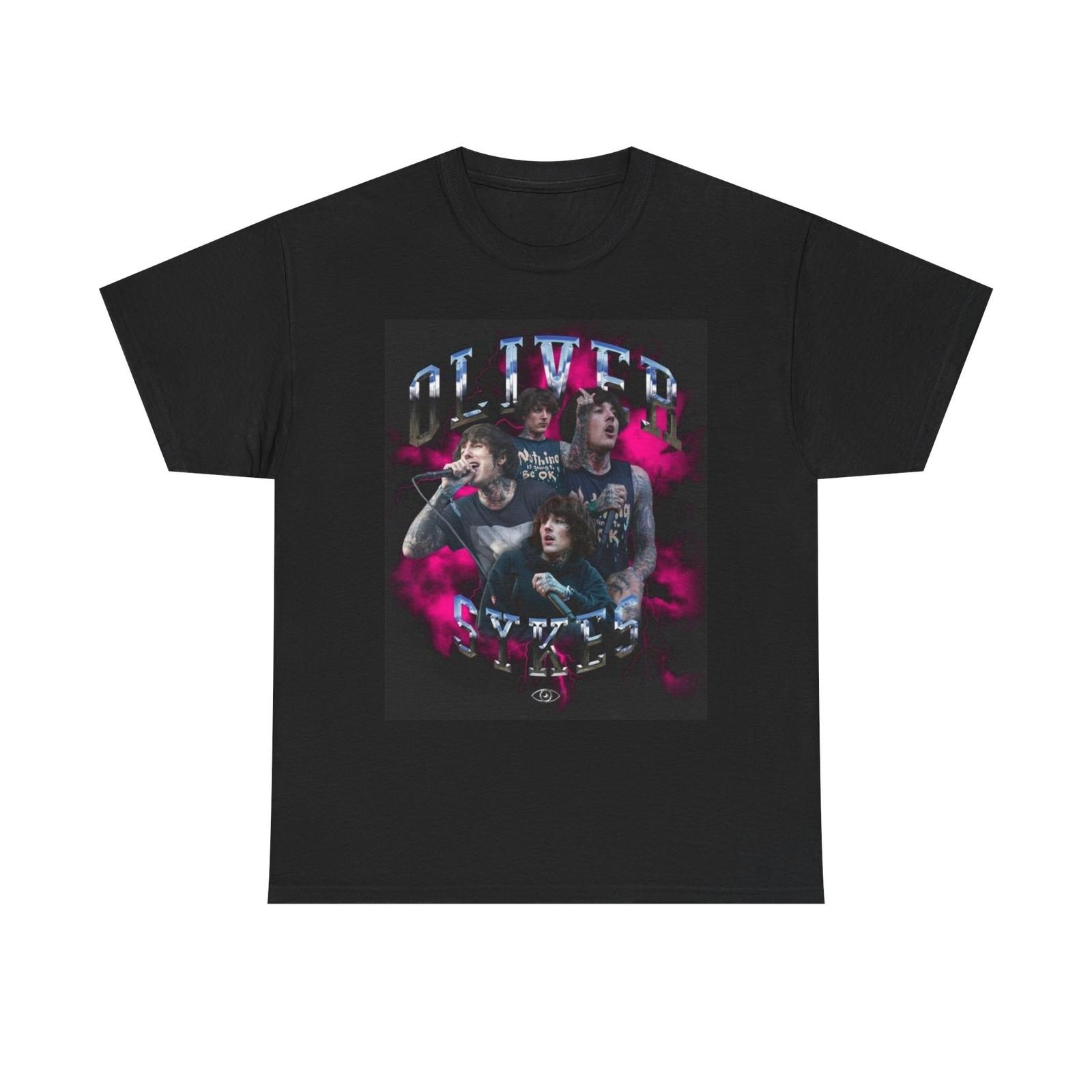 Oliver Sykes Shirt Apparel BRAND NEW Unisex Heavy Cotton Tee XL