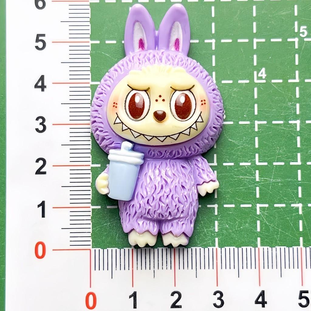 

Милая розовая плачущая девочка смола DIY материалы для рукоделия для украшения чехла телефона и обуви Purple Labubu