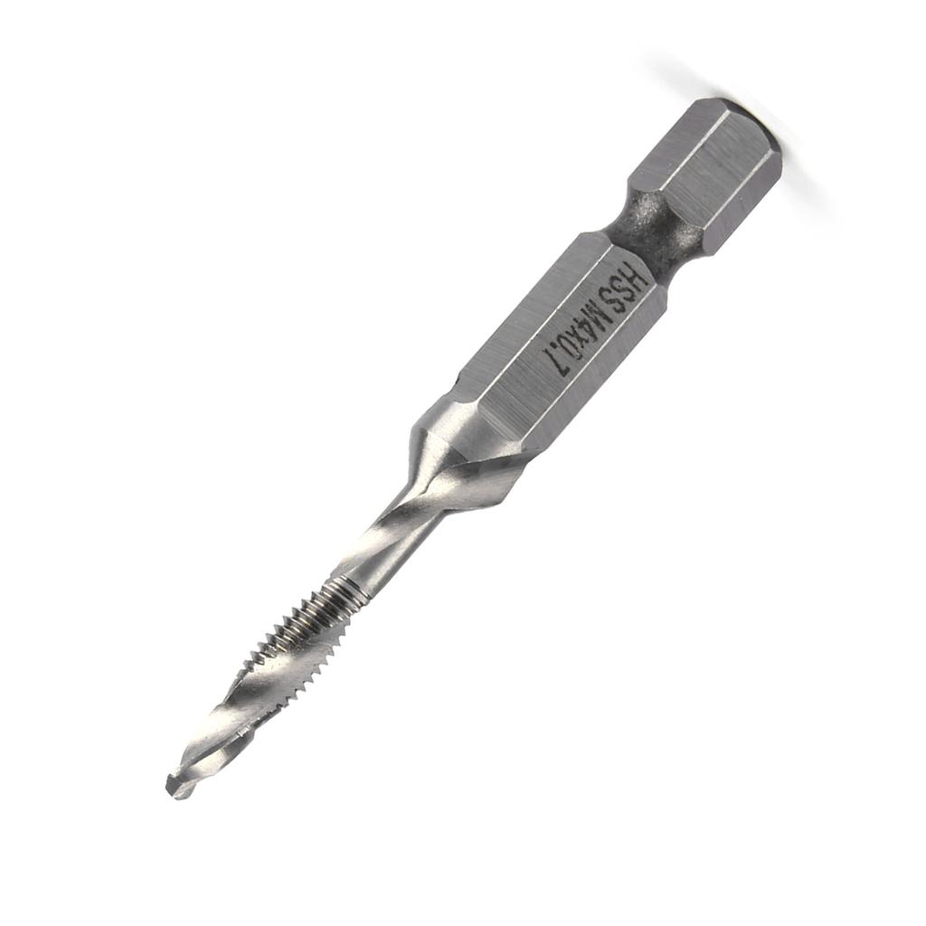 Hex Handle Tap Drill Bits M6 HSS 1/4" Hex Shank Drill & Tap Taper Drill Bits Power Tool Part Hex Shank Drill Tap Taper Drill Bit