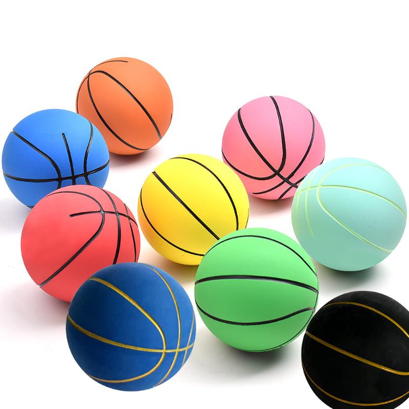 6Cm Funy Ultra-High Elastic Mini Rubber Small Basketball Decompression Hollow Elastic Ball Children'S Toy Mini Basketball Gifts
