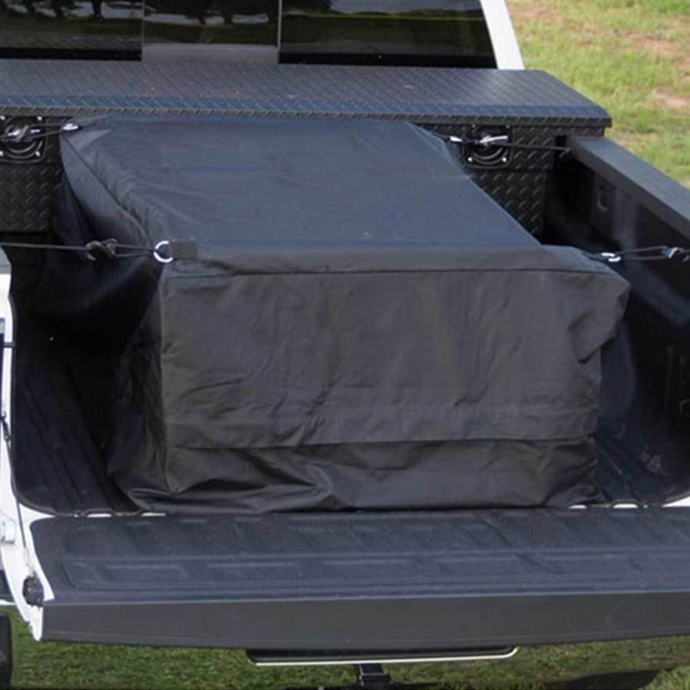 127*104*44cm Waterproof Truck Bag Car Cargo Rooftop Bag Black Large Capacity Storage Luggage Carrier Travel For SUV Van Pickup