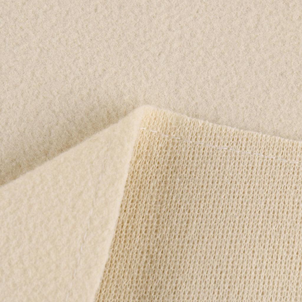 Einfarbige, ärmellose, kurze, einreihige Wolljacke mit zwei Taschen für Damen