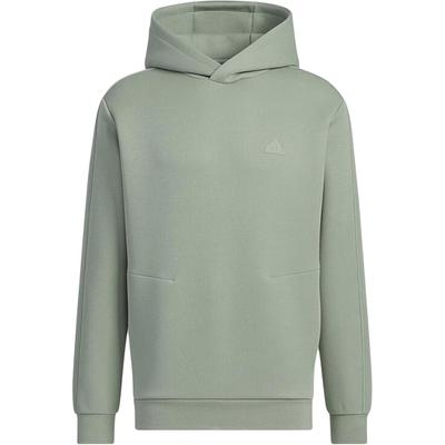adidas Design loga Všestranná módní sportovní mikina s dlouhým rukávem Pánské mikiny Zelená JE8627