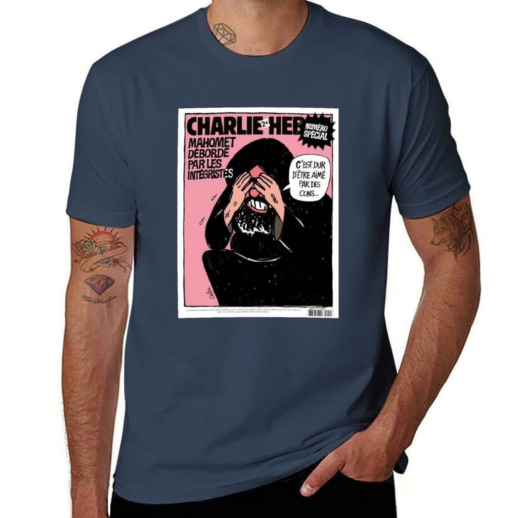 Charlie Hebdo 3 T-Shirt man t shirts for men casual man graphic t shirt T-Shirt