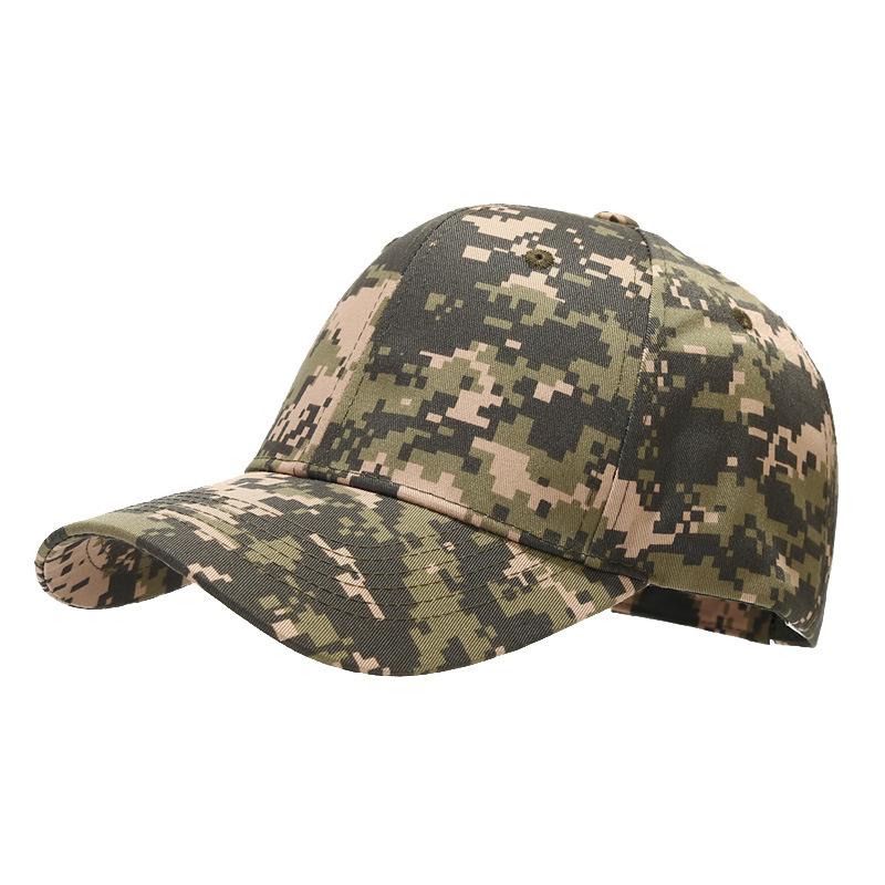 Outdoor Sports Sun Hat Men's Tactical Military Fan Camping Mountaineering Fishing Cap Women's Digital Camouflage Baseball Cap