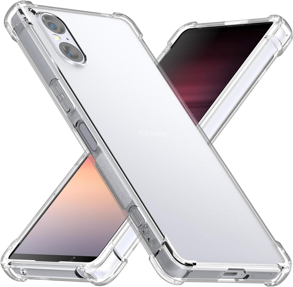 TPU Transparent Phone Case for Sony Xperia 1 VII VI V 5 IV 10 III II Protective Cover Shockproof Fundas Capa Coque
