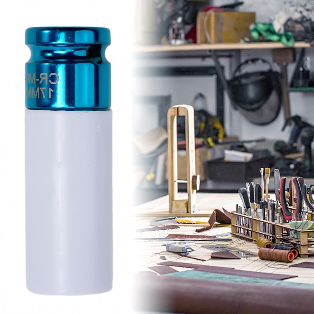 17 /19/ 21mm Barevný návlek Ochranný návlek na pneumatiky Hluboký rázový nástrčný klíč