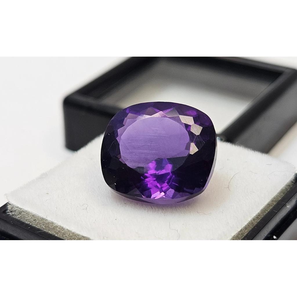 Natural Purple Amethyst Cushion Cut 8-9 Ct Stunning Loose Gemstone