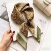 Retro Cashew Pattern Silk Square Scarf (70x70) - Versatile Long Ribbon for Neck