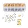 Ring Ring Jar Accessories, 2 Colors, 12 Types, Accessory Materials, Earrings, Necklaces, Jewelry Accessories, Jewelry Repair Kit (silver, Gold)