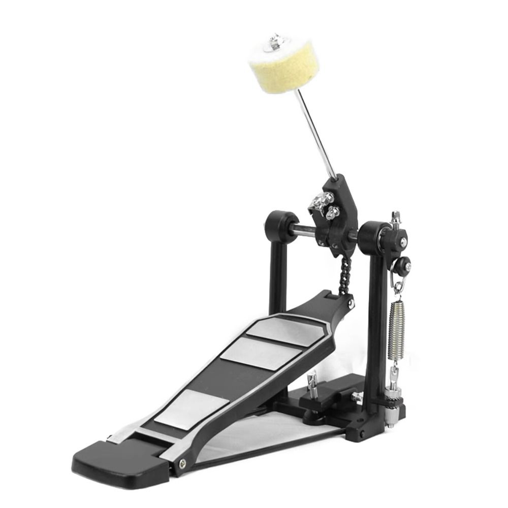 Aluminium Zinc Zinc Alloy Drum Single Foot Wool Beater Foot Drum Pedal Portable Drum Pedal  Replacement