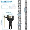 530 Motorcycle Drive Chain-120 Links Universal Kit for 50/70/90/110/125/196/212cc Engines Fits SSR TaoTao Coolster Baja ATVs Mini Bikes Dirt Bikes