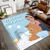 1pc Ms Rachel4 Design Printed Area Rug Carpet for Bedroom Living Room Home Decor Rugs Mat Non Slip Mat Rug for Bedside
