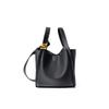 [] Premium Leather Vegetable Basket Handbag 2025 New Bucket Bag Single Shoulder Messenger Women's Bag