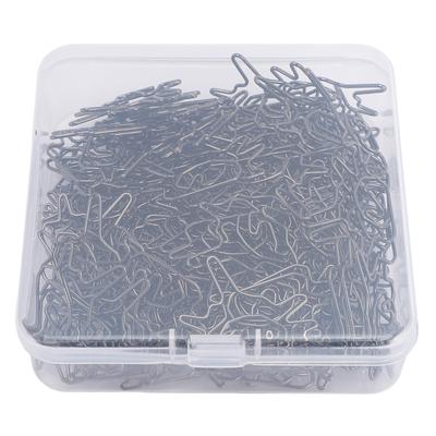 100Pcs Decorative Paper Clip Iron Wire Fancy Paperclips for Notebooks Bookmarks Clipboards Calendar