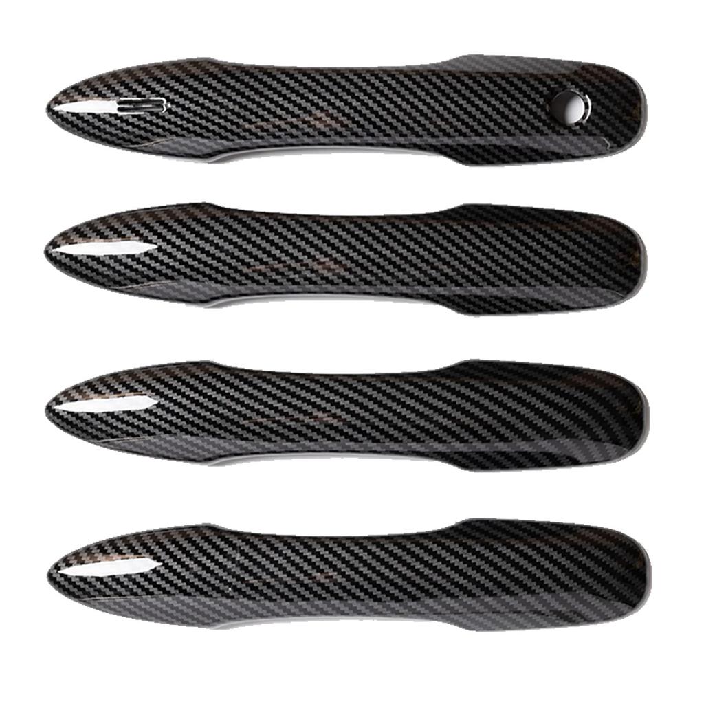 Haoshilianfa Toyota Exclusive Sparkling Mirror Finish Exterior Door Handle Cover for Toyota Yaris 10 15 Prius Camry Full Coverage Custom Fits with