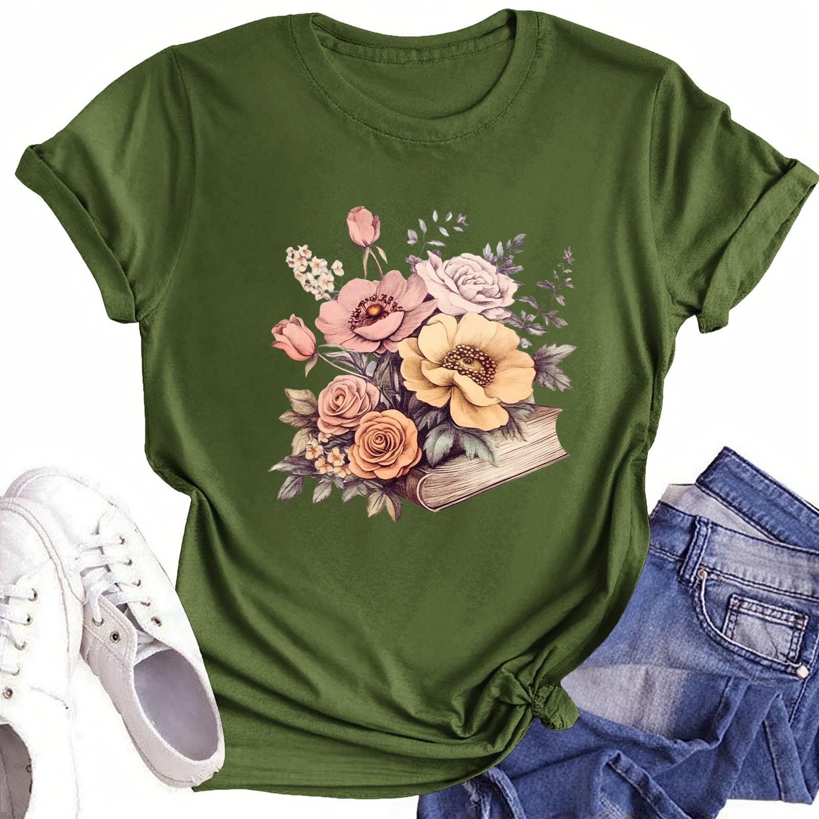 

Футболки для малышей, девочек и мальчиков, детские футболки с короткими рукавами и принтом для мальчиков и девочек 1-12 лет 100 армия зеленый