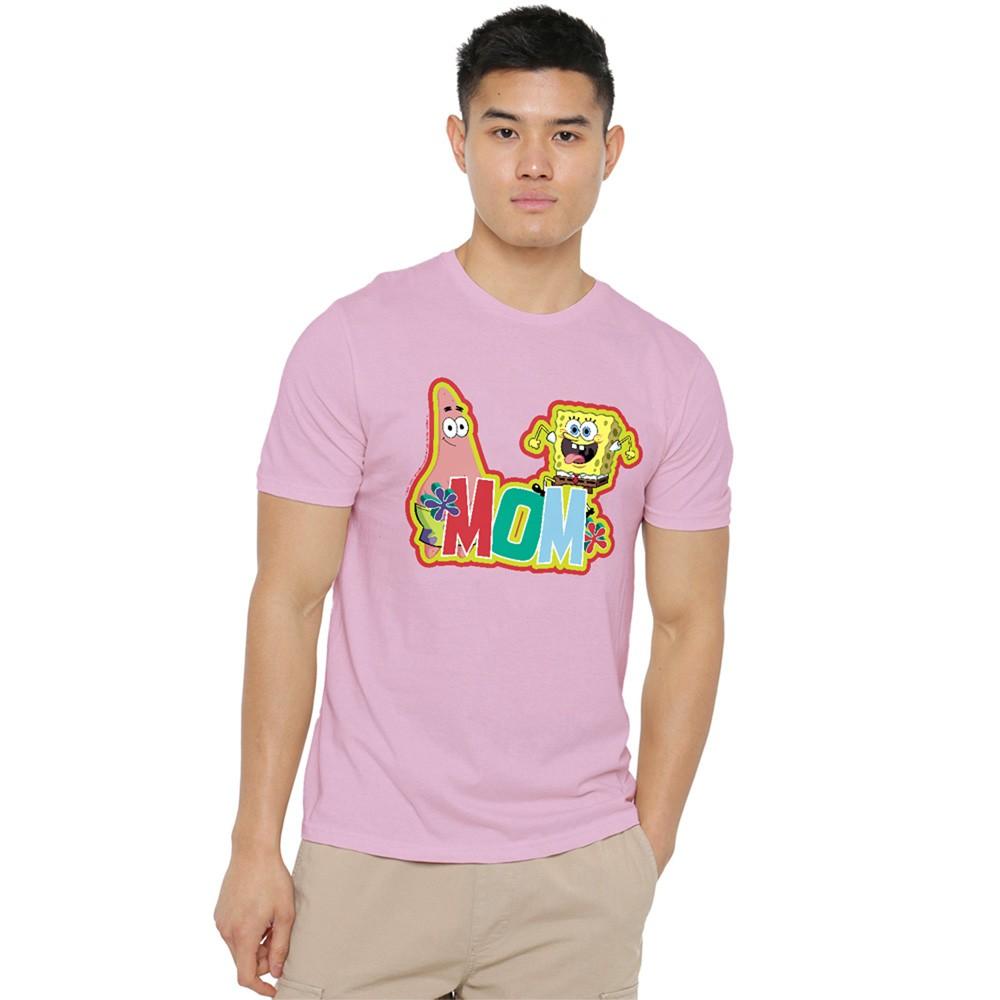 Spongebob Squarepants Mother S Day Mom T-Shirt S-3XL Pink XXXXL