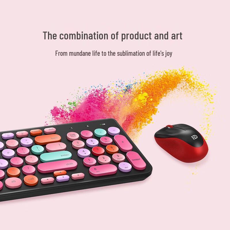 Fude ik6630M Wireless Keyboard Mouse Combo