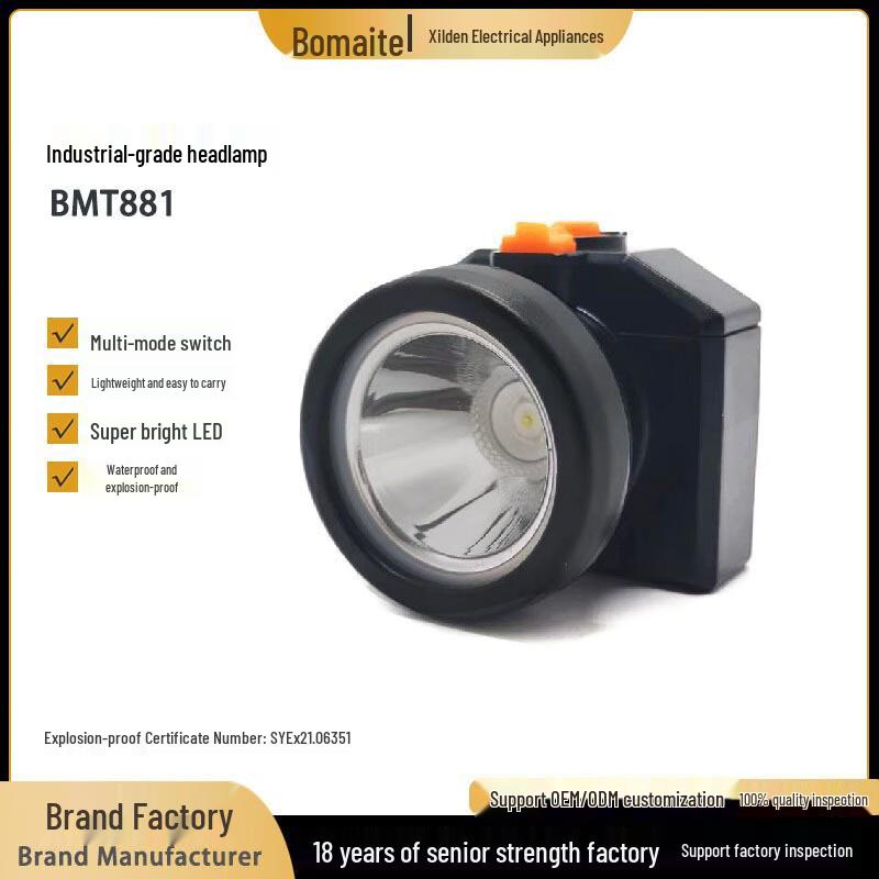 

BOMARTE Rechargeable Explosion-Proof LED Headlamp