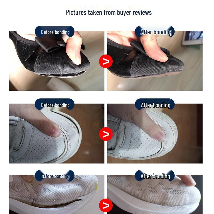 Waterproof Shoe Repair Adhesive for Leather, Sneakers & Soles