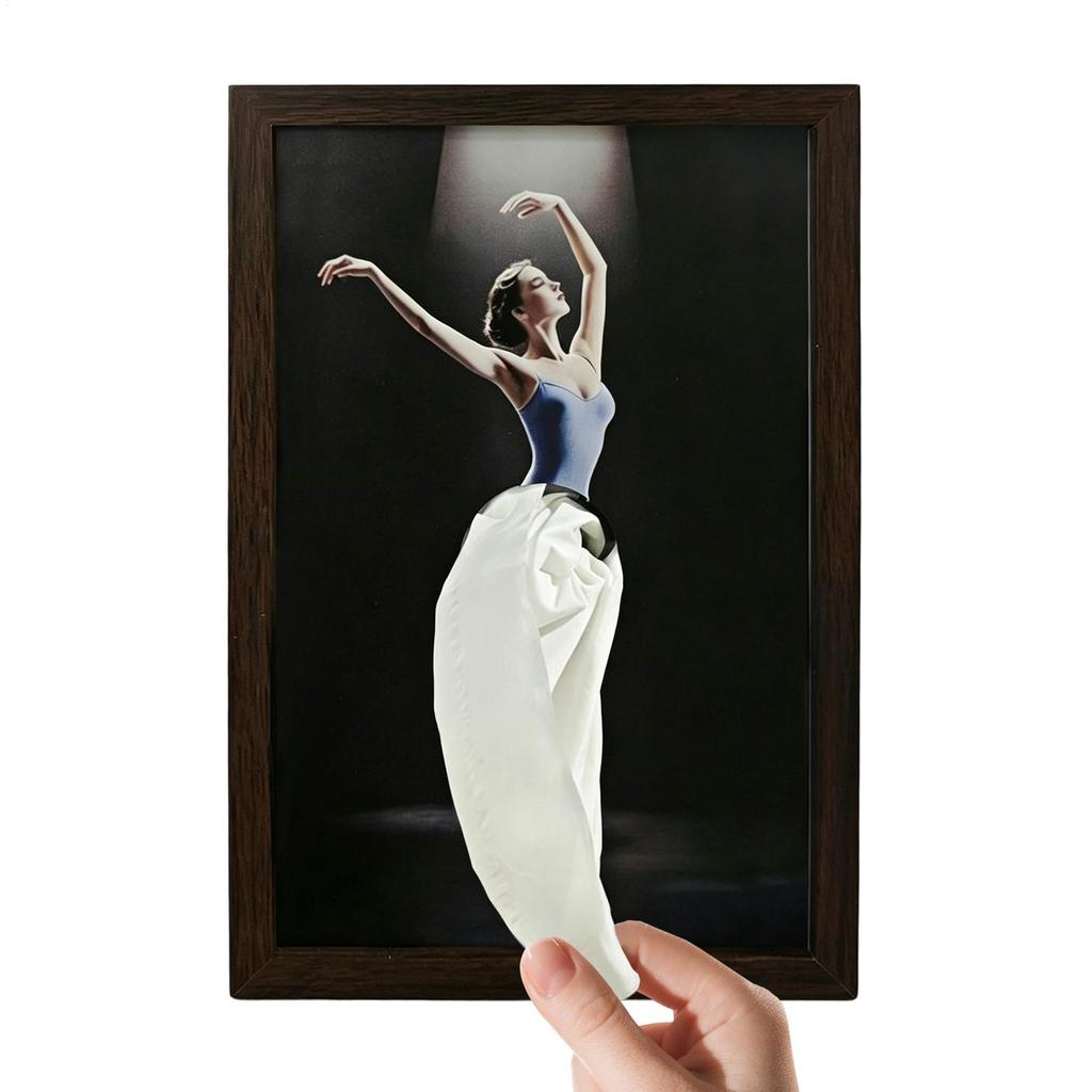 Elegant Wooden Ballerina Skirt Tissue Box Dispenser for Home Office Table Bedside Bedroom Apartment Dorm Room Decor Gift
