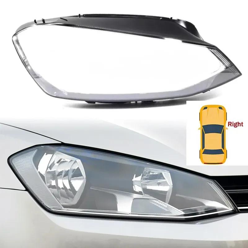 For Volkswagen VW Golf 7 MK7 GTI 2014-2017 Auto Headlamp Clear Glass Lamp Shell Lens Car Headlight Lampshade Transparent Cover