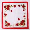 3Pcs 28x28cm 100% Cotton Vintage Flower Printed Women Lady Handkerchief Wedding Party Gift Random Color