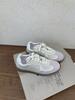 Fashion Silver Women's Casual Sneakers Designer Training Shoes Patchwork Lace-up Sneakers Leather Flat Women's Shoes Zapatillas De Muje