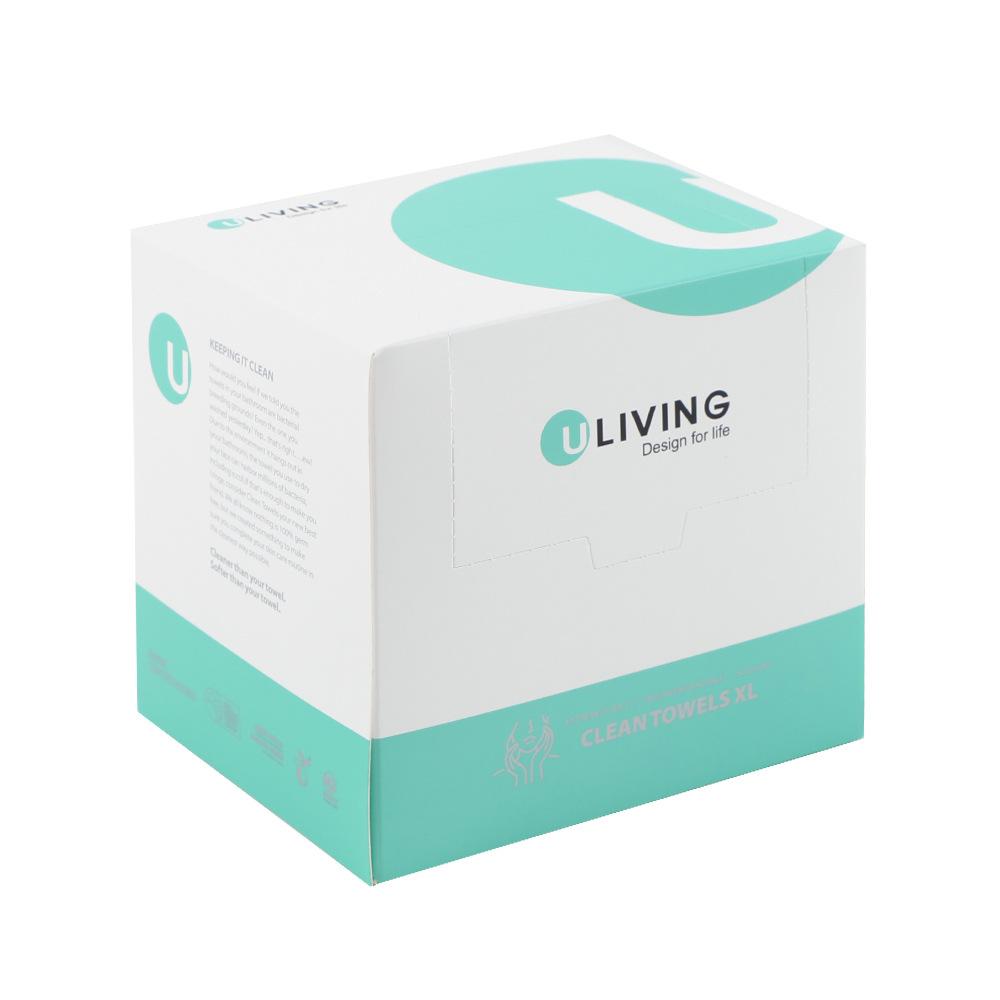 

Полотенце для лица Полотенце из хлопка для лица в коробке Одноразовое впитывающее утолщенное полотенце для снятия макияжа 25 * 30cm /50 pieces