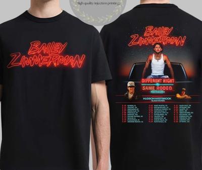 Bailey Zimmerman Tour 2026 T Shirt Unisex T-Shirt