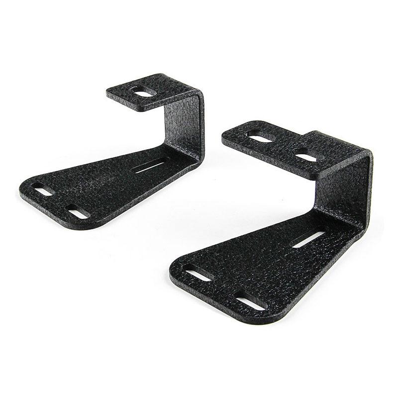 for Jeep Wrangler Locking Hood Hinge Hi-Lift Farm Jack Mount A Set of Brackets For Thousand Pound Top Lift Support Bar