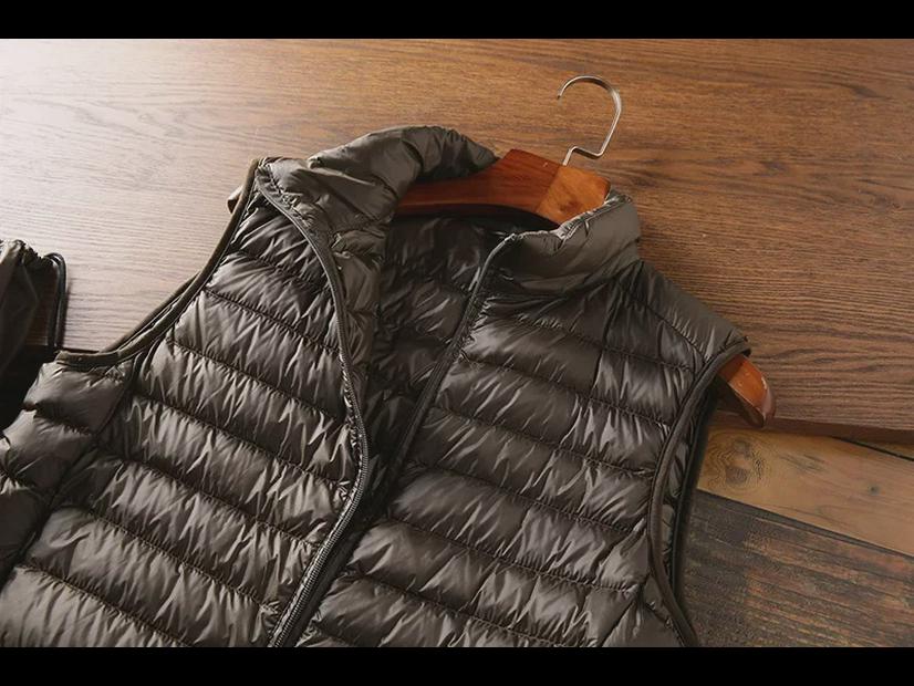 Men's Portable Clothing: Cut-Label Cotton Vest, Casual Warm Jacket