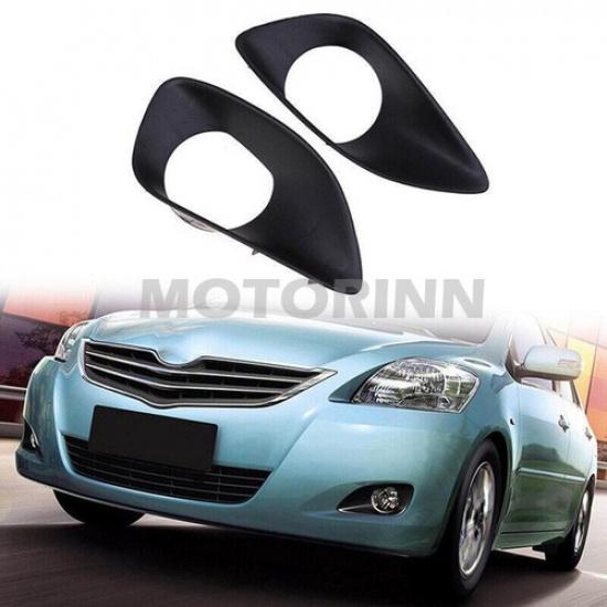 For Toyota Yaris Sedan 2007~13 Front Bumper Fog Light Driving Lamp Cover Trim