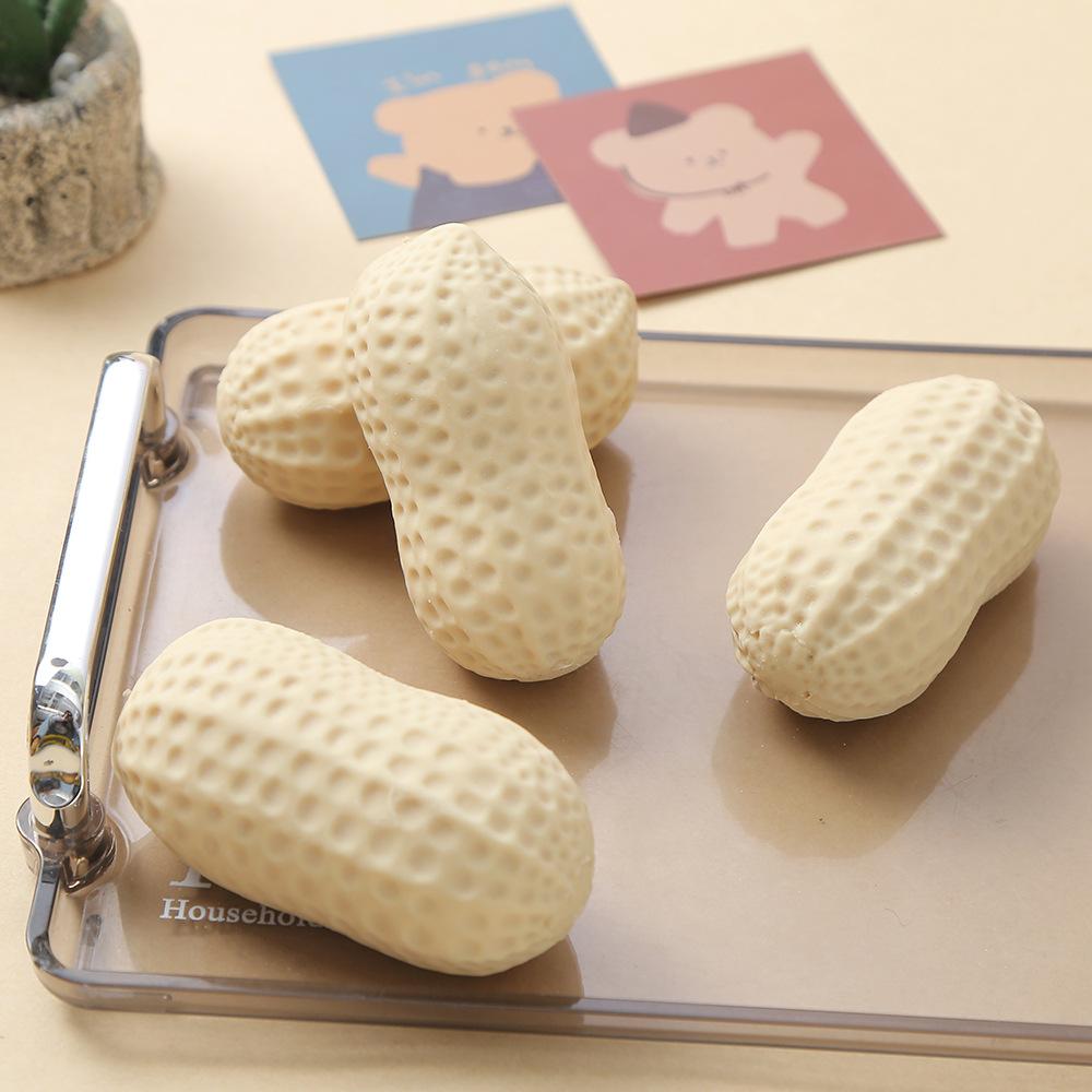 Peanut Stress Ball Crunchy Squeeze Ball Squishy Toy Buttery-Soft Feel Fidget Toy Asmr Sensory Anti Stress Toys For Kids & Adults