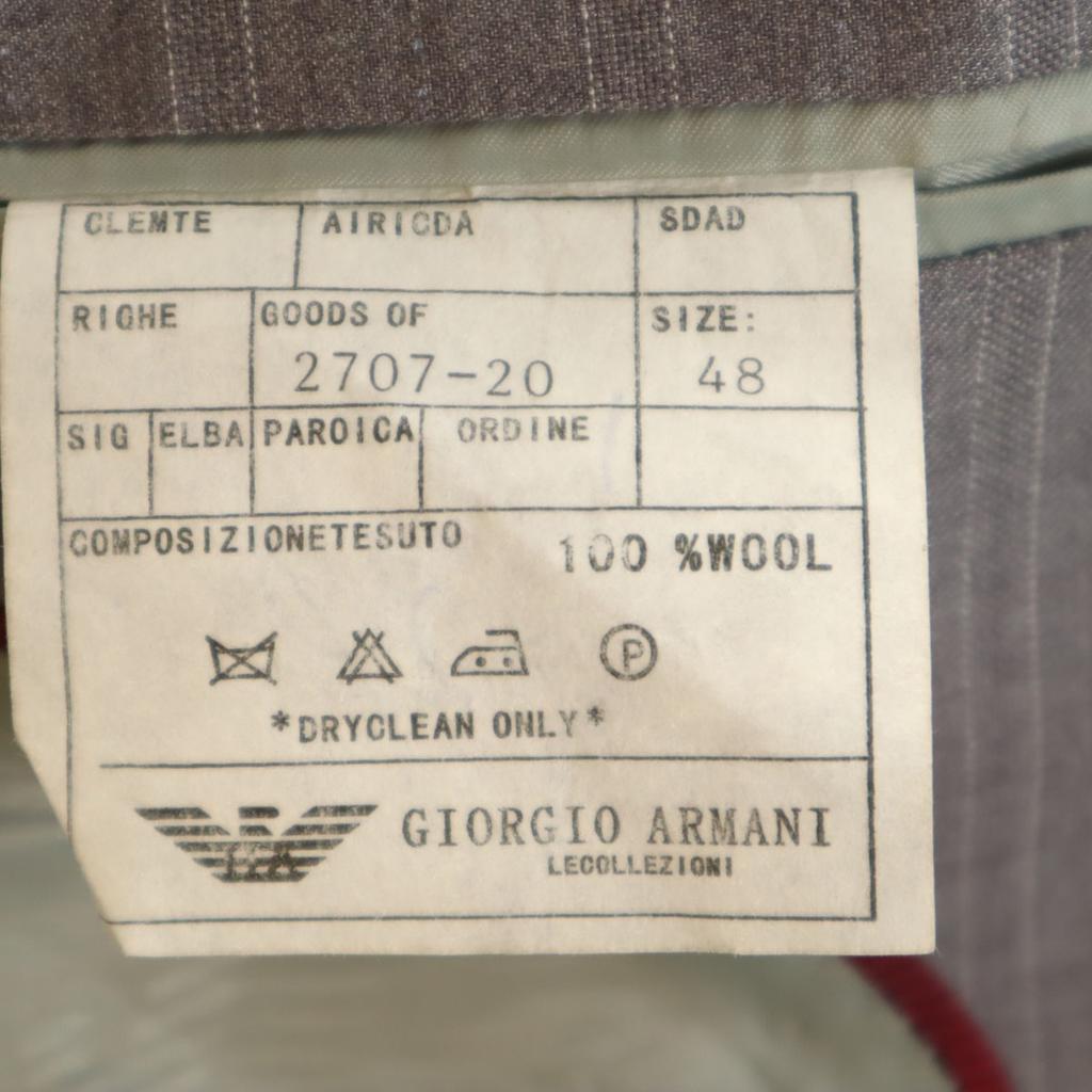 Giorgio Armani 90s Old Suit Setup 48/32 Gray Men's Used