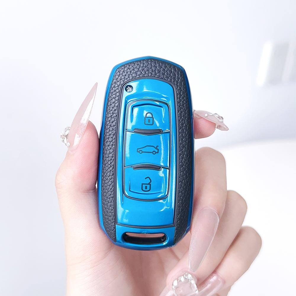 Tpu Leather Auto Accessories For Geely Atlas Boyue Nl3 Emgrand X7 Ex7 Gt Gc9 Borui Suv Car Key Case Holder Keyless Cover