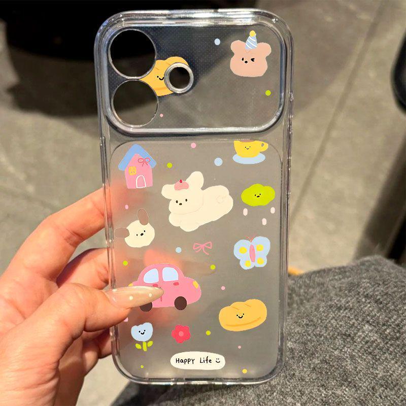 

Korean Style Cartoon Toy Car: Instantly Transforms for 17/15/14/13 Series iPhone 14 Pro Max