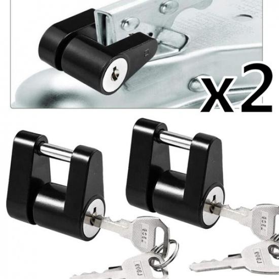 2X Trailer Hitch Coupler Lock Pin Dia 14 Span 34 Tow Ball Car Truck Boat