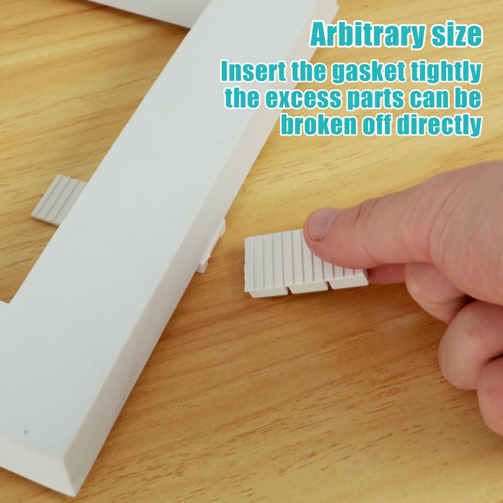 60Pcs Furniture Shims Anti-Slip Plastic Shims Furniture Levelers Stackable Toilet Shims Restaurant Table Shims for Doors Windows