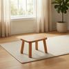 Wear-Resistant Wooden Stool Smooth Rounded Corners, Space-Saving, Footstool, for
